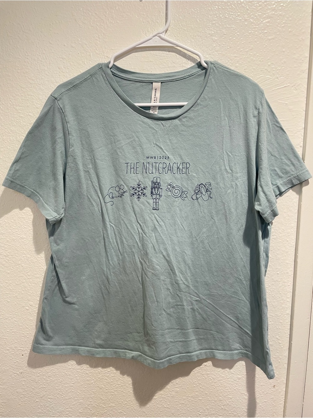 🩰 Bella Canvas | The Nutcracker Minimalist Line Art Graphic Tee - XL